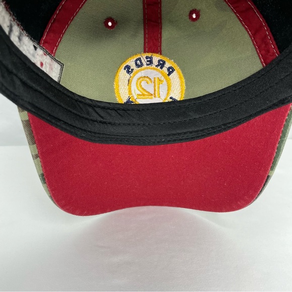 NHL Nashville Predators Camouflage Baseball Hat With American Flag. - Picture 10 of 11
